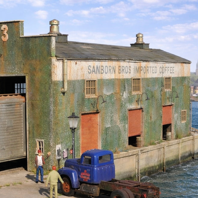 Pier 23 Sanborn Coffee - HO Scale Kit