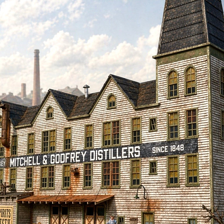 Mitchell Distillers - HO Scale Background Kit
