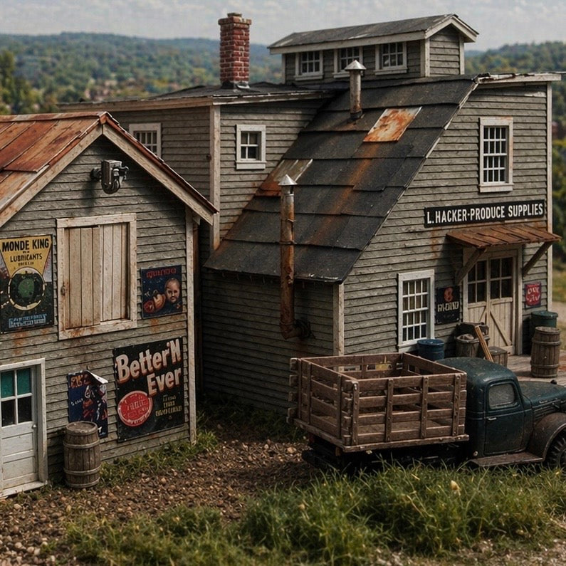 L. Baker Produce - HO Scale Kit