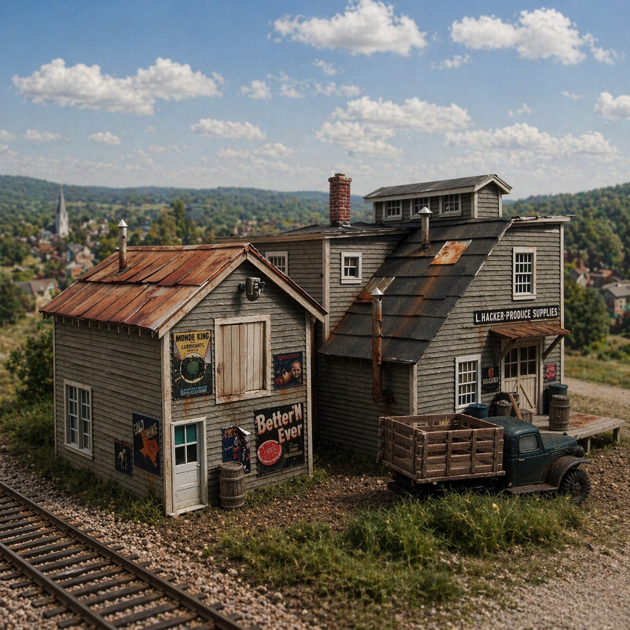 L. Baker Produce - HO Scale Kit