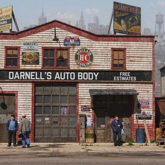Darnell's Auto Body - HO Scale Kit