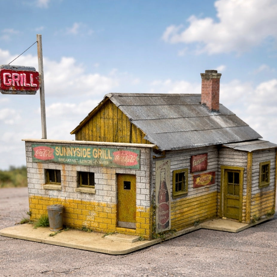 Sunnyside Grill- HO Scale Kit