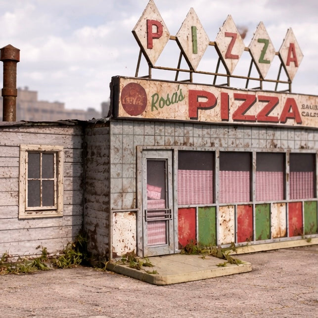 Rosa's Pizza - HO Scale KIT