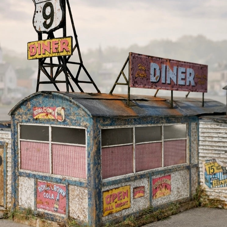 Rout 9 Diner- HO Scale Kit