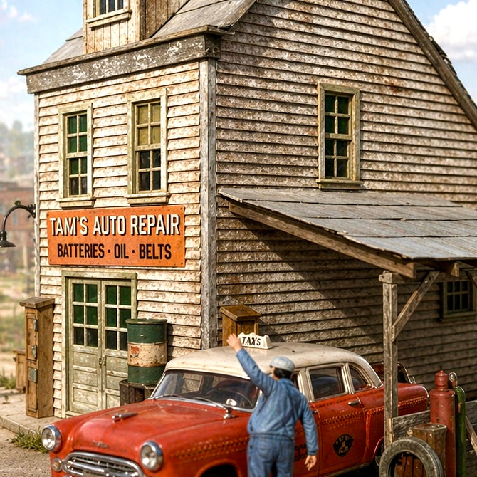 Blue Bird Taxi - HO Scale Kit