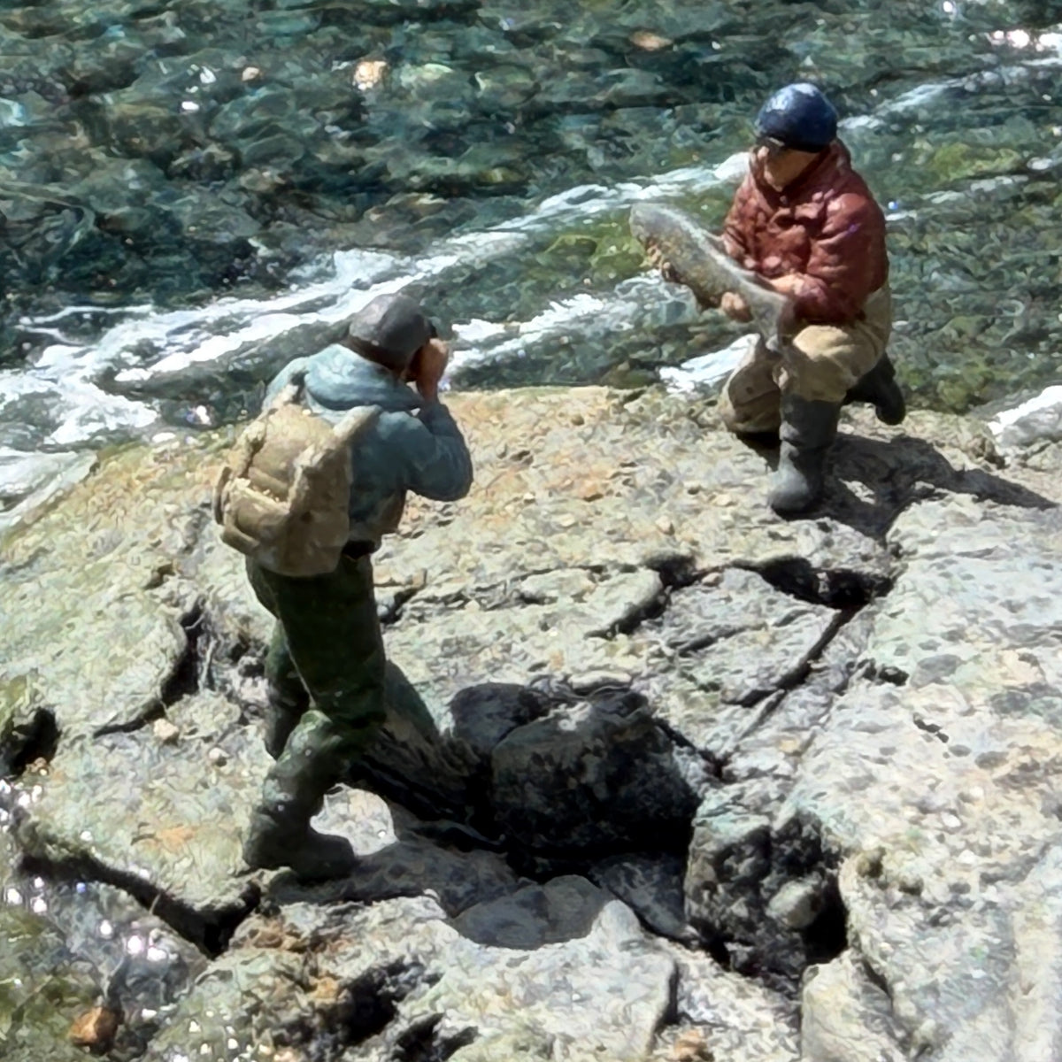 Fly Fisherman- HO Scale Figures (Set of 5)