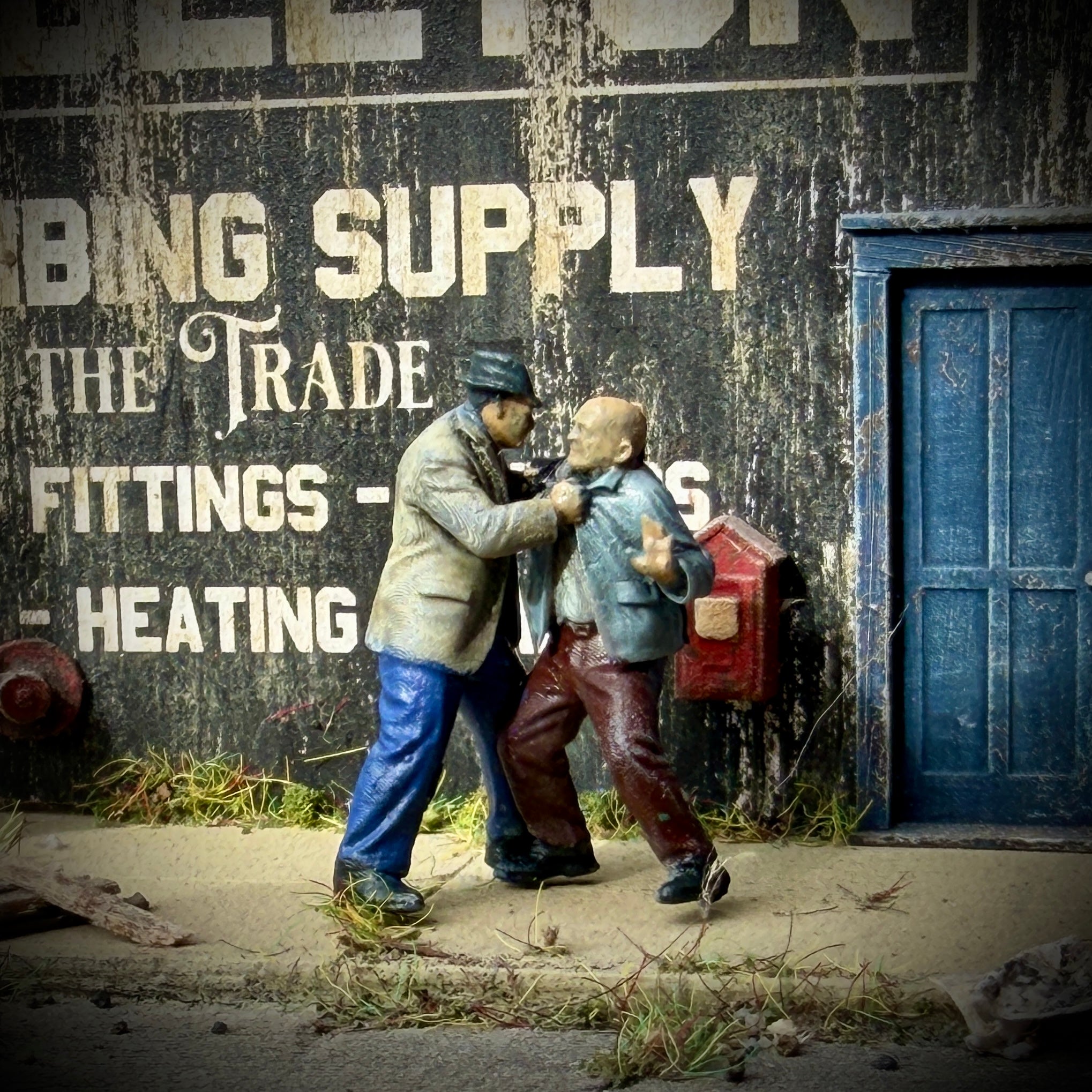 Pay the Loan Shark- HO Scale Figure