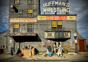 Huffman's Wrestling - HO Scale Kit