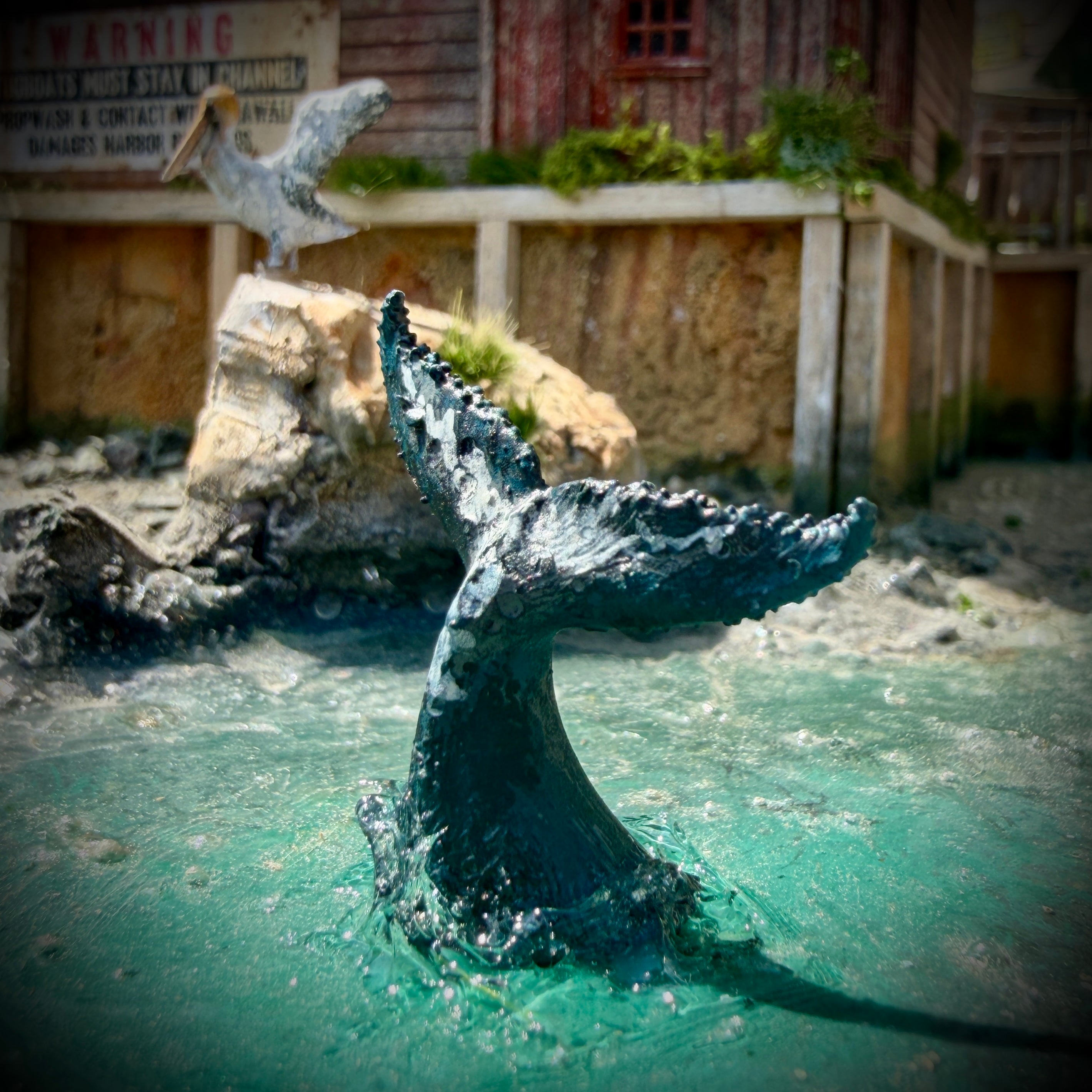 Sounding Off - HO Scale Humpback Whale Tail
