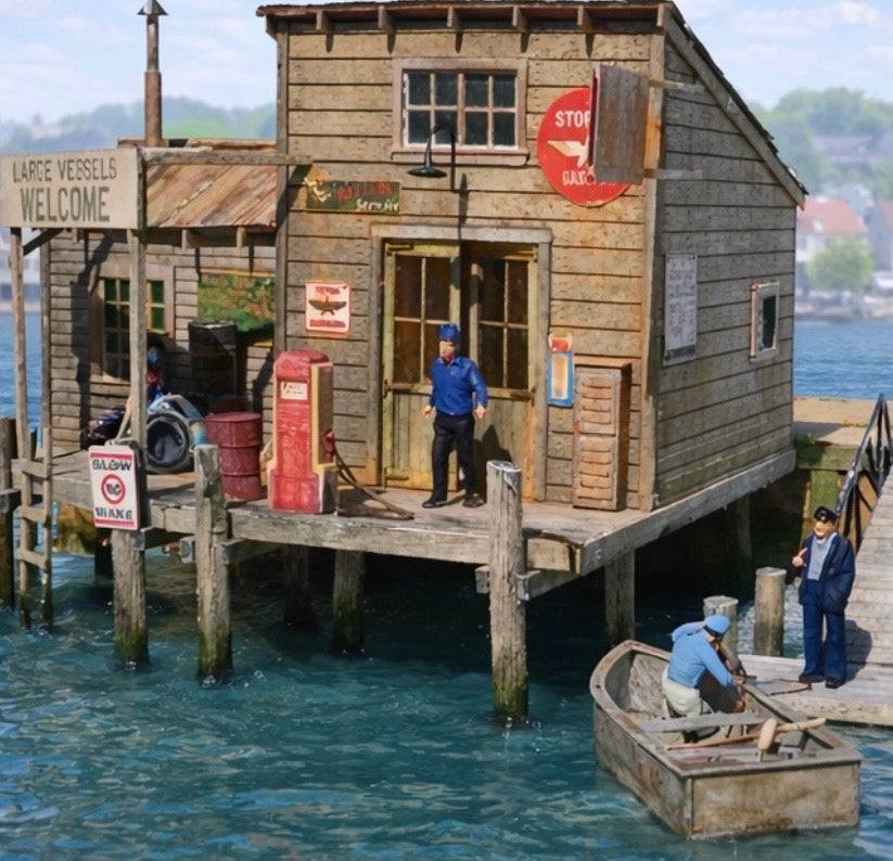 Marshall's Gas Dock - HO Scale Kit
