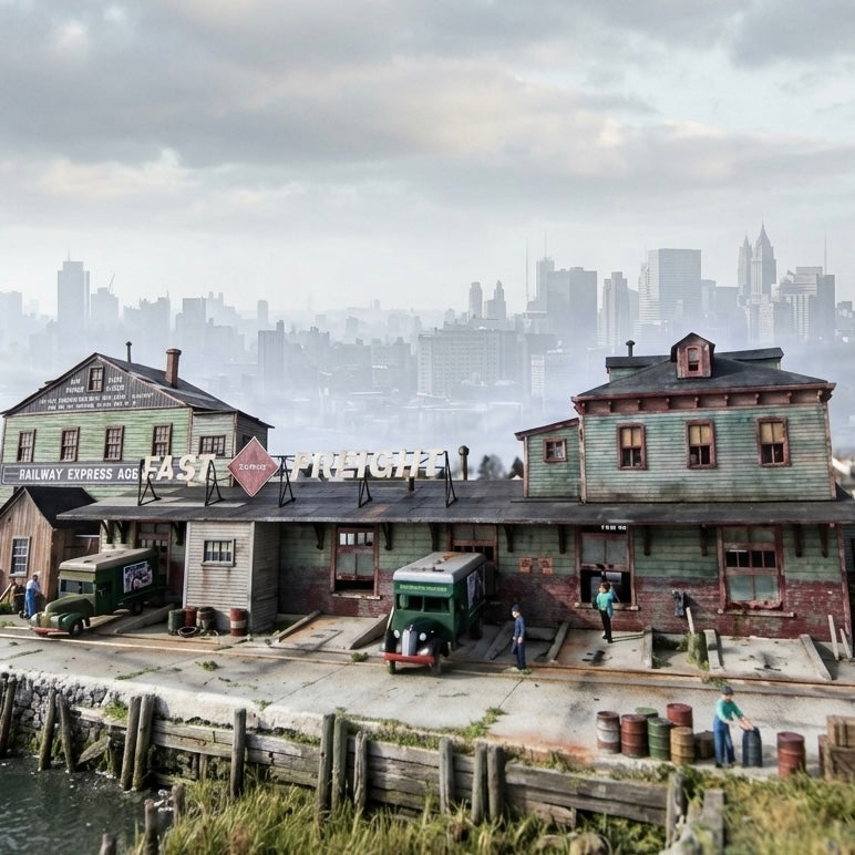 R.E.A. Freight House - HO Scale Kit