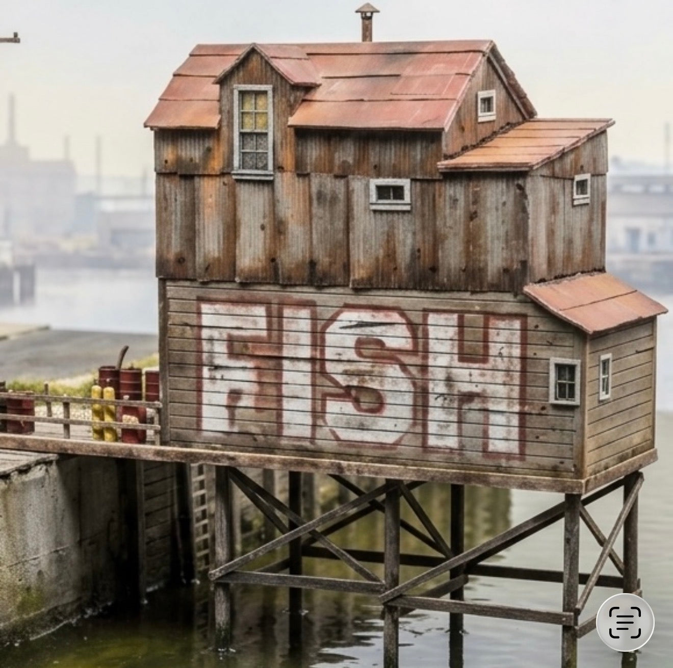 Delgiorno Fish Co. - HO Scale Kit