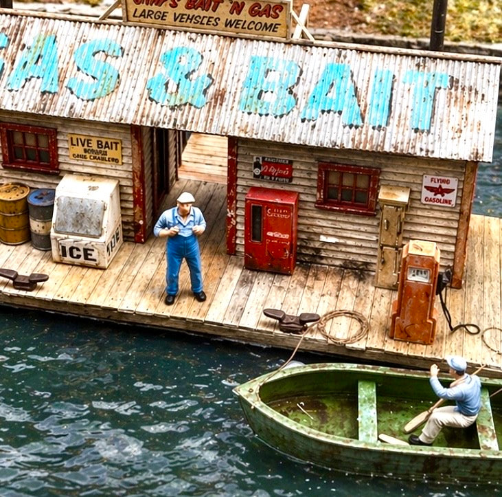 Bud's Gas & Bait - HO Scale Kit