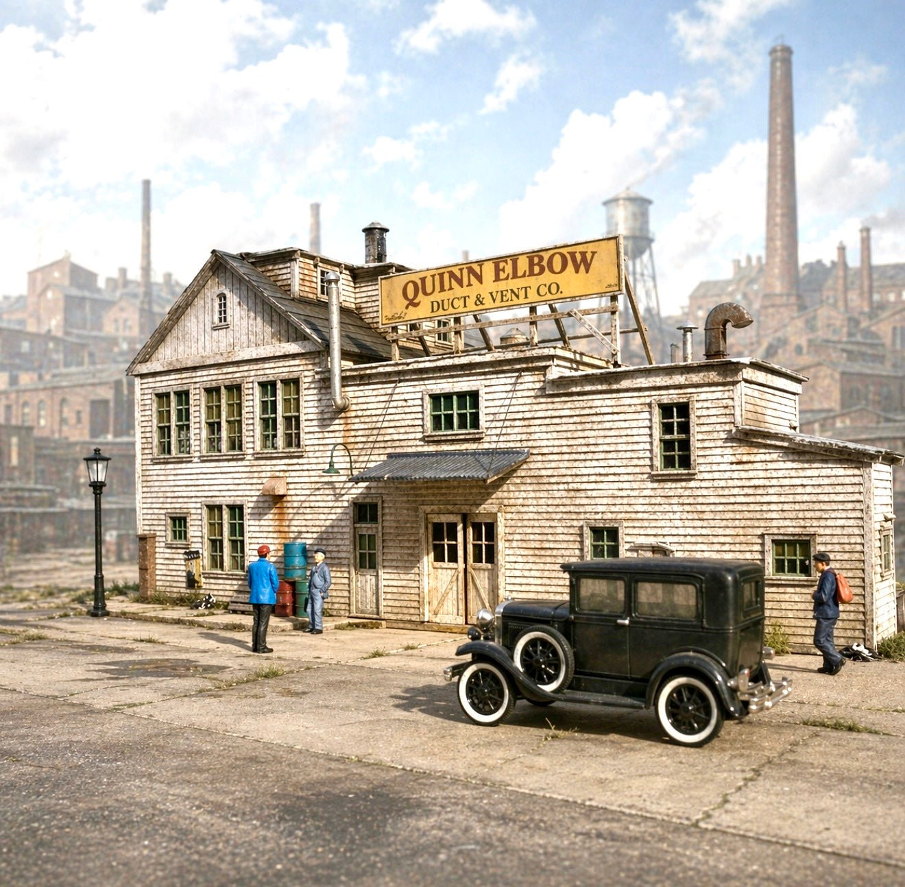 Quinn Duct & Elbow - HO Scale Kit