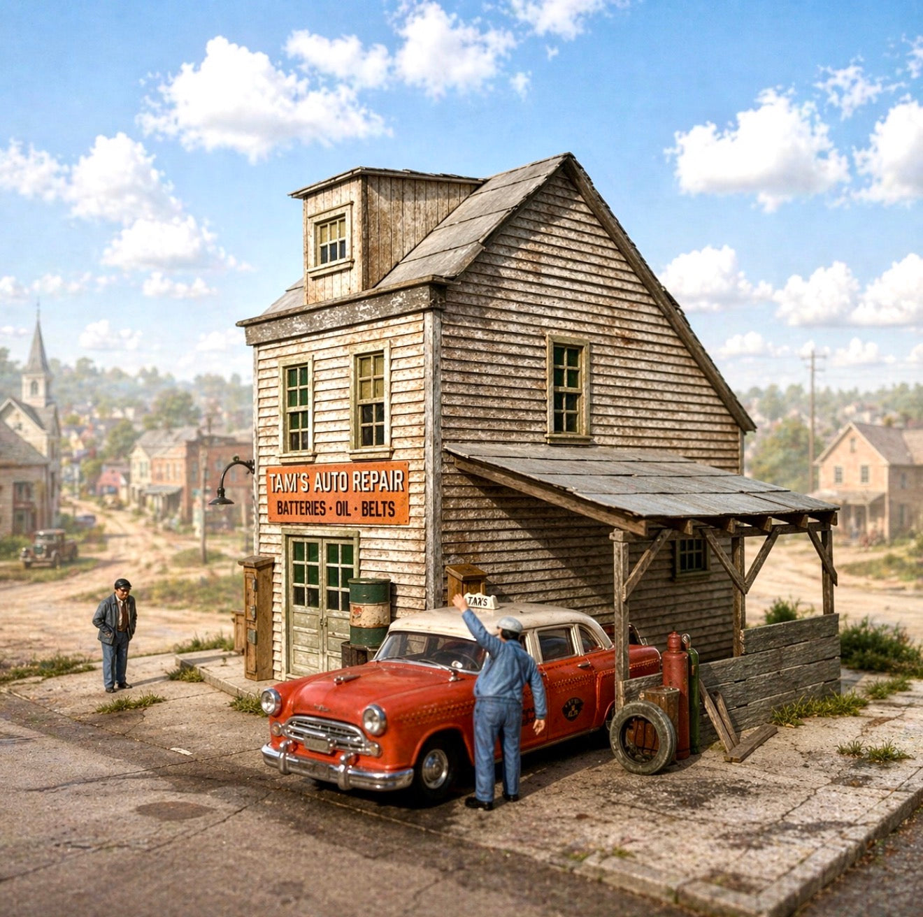 Blue Bird Taxi - HO Scale Kit