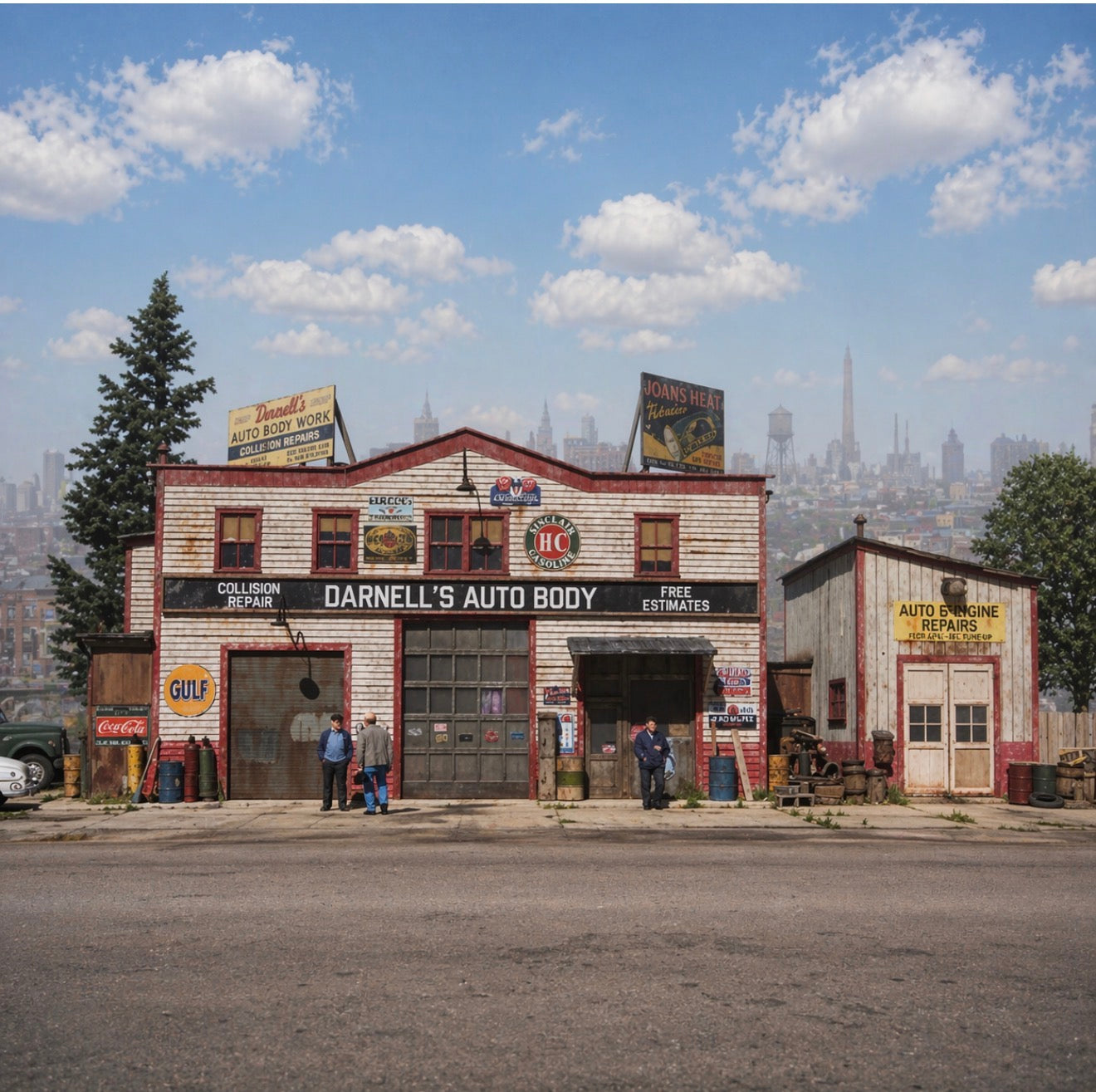 Darnell's Auto Body - HO Scale Kit