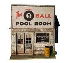 Load image into Gallery viewer, Eight Ball Pool Room- HO Scale Kit