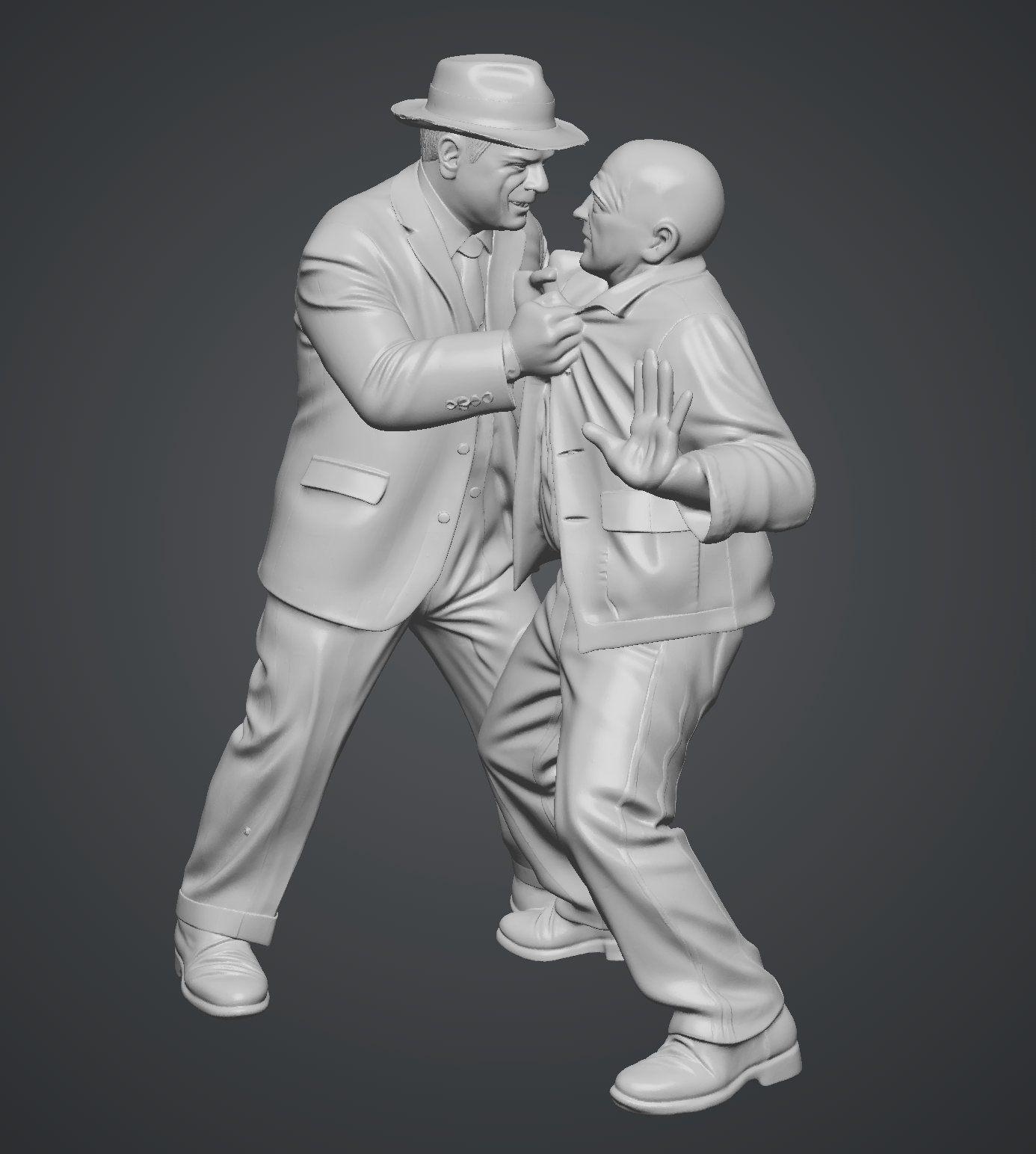 Pay the Loan Shark- HO Scale Figure