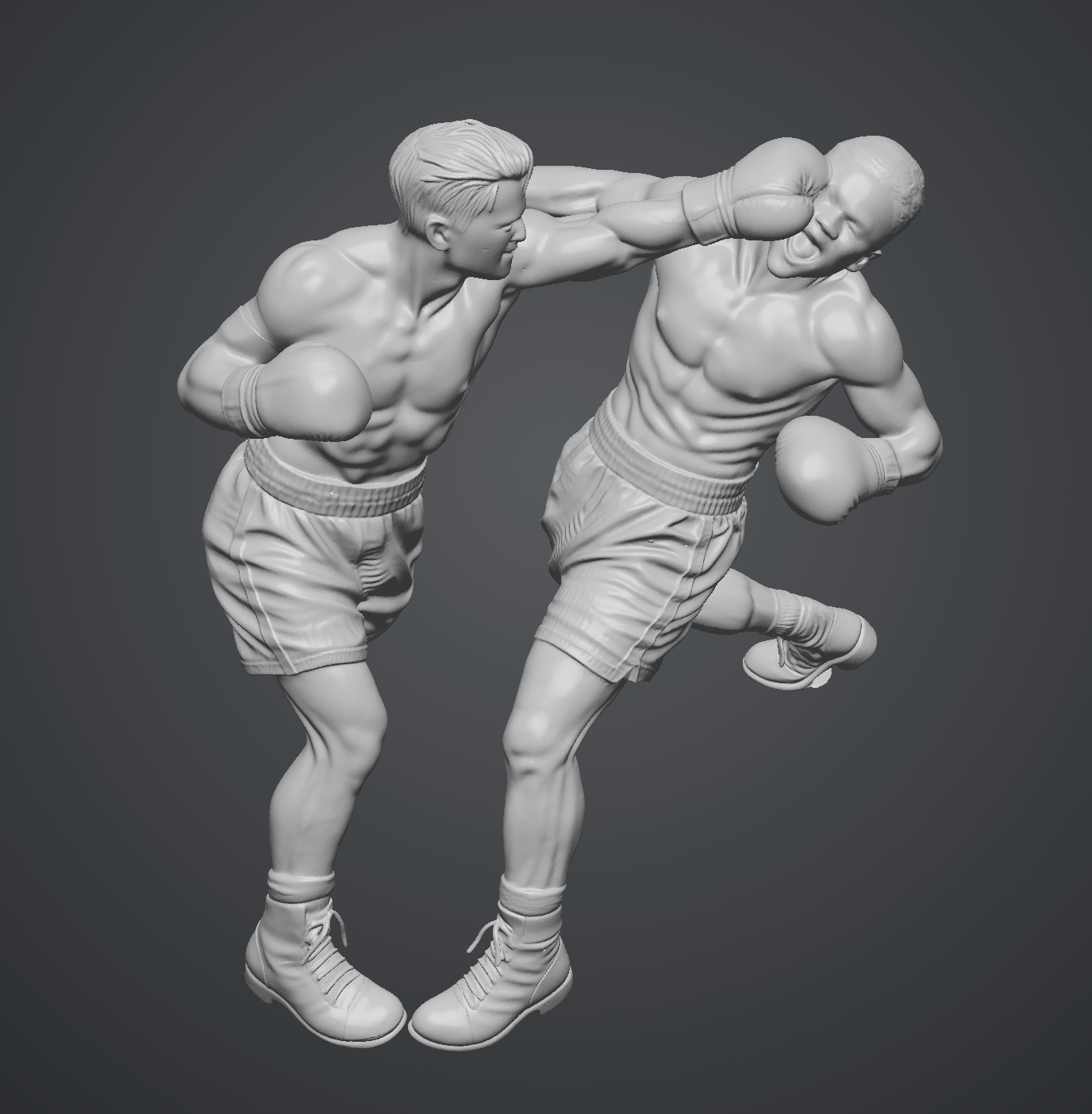 Knock Out! - HO Scale Figure