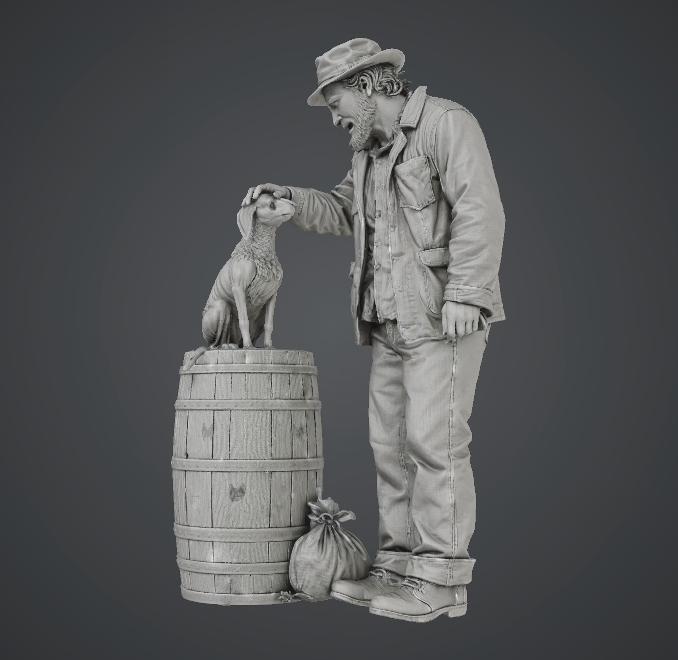 Kindness, Its Own Reward - HO Scale Figure