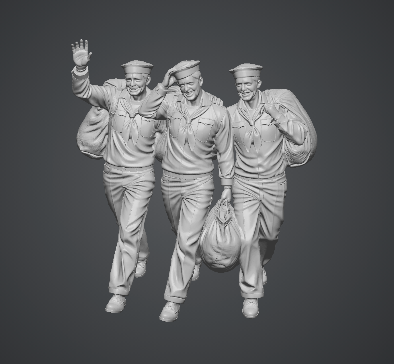 Liberty Call - HO Scale Figure