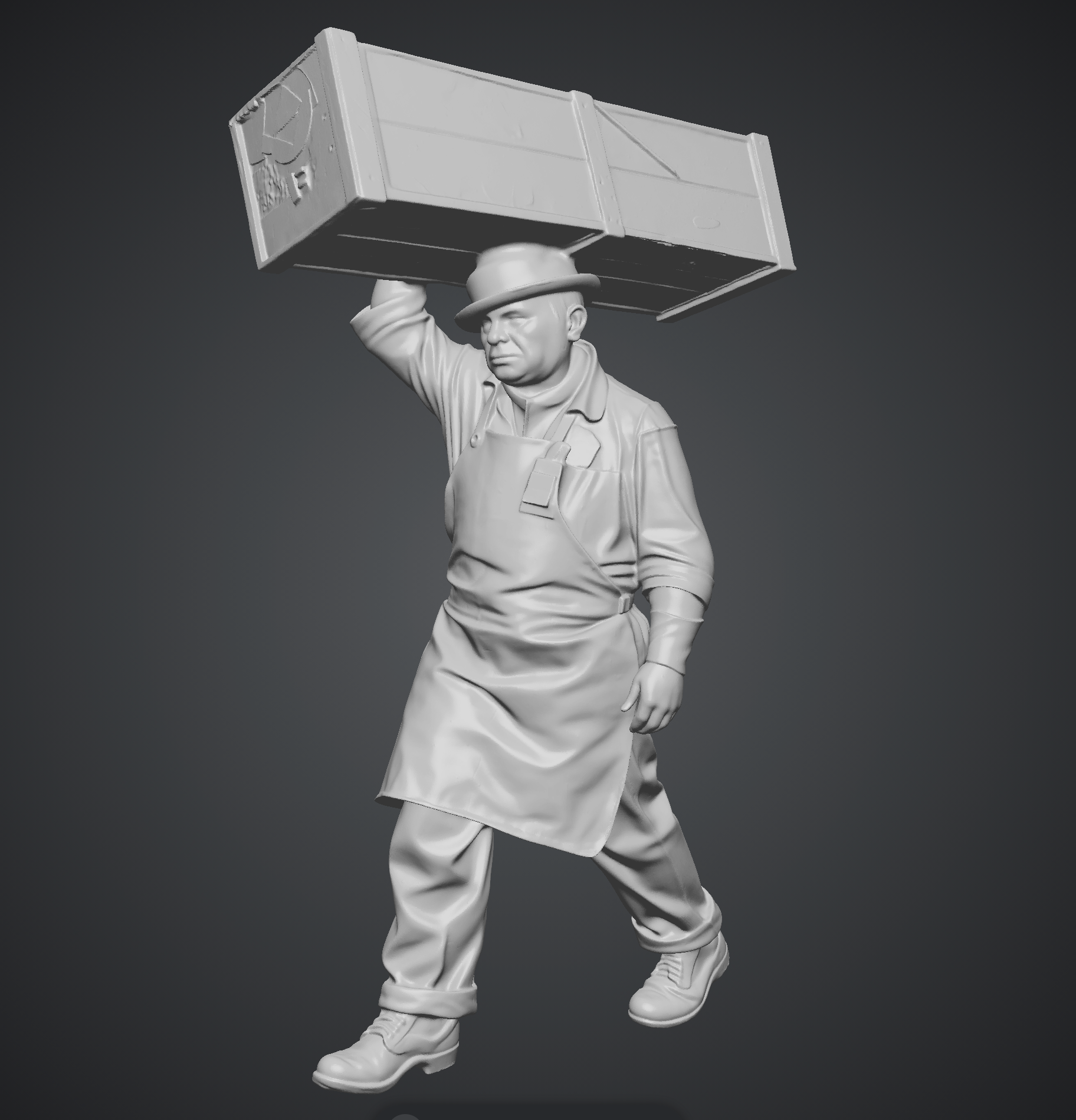 Use Your Head- HO Scale Figure