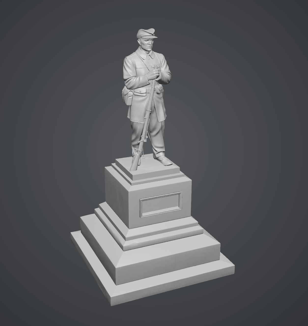 Civil War Memorial - HO Scale Detail