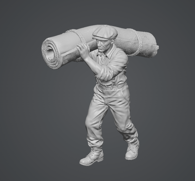 Shoulder Pain - HO Scale Figure