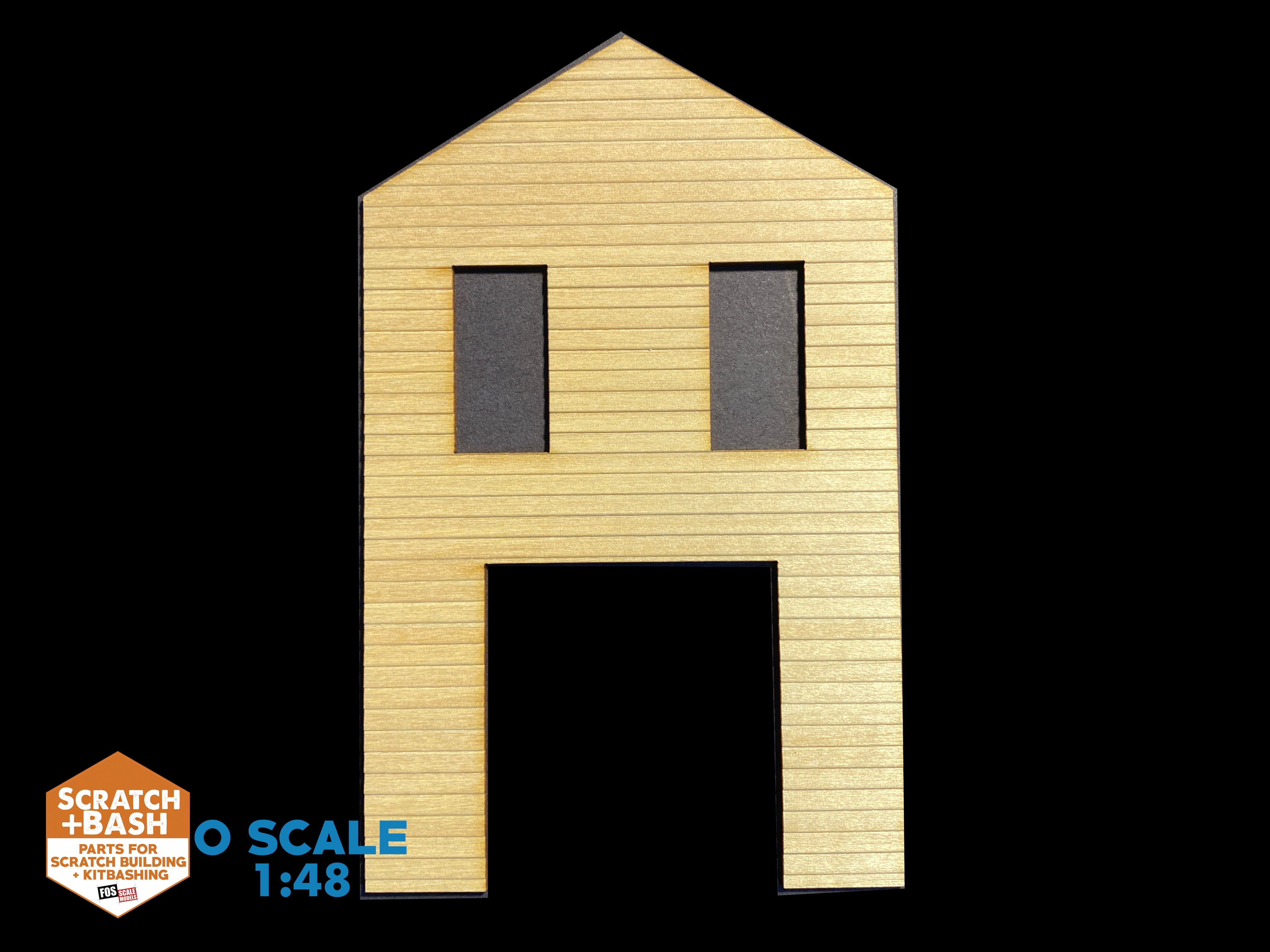 CLAPBOARD WALL SECTION - O SCALE CX101