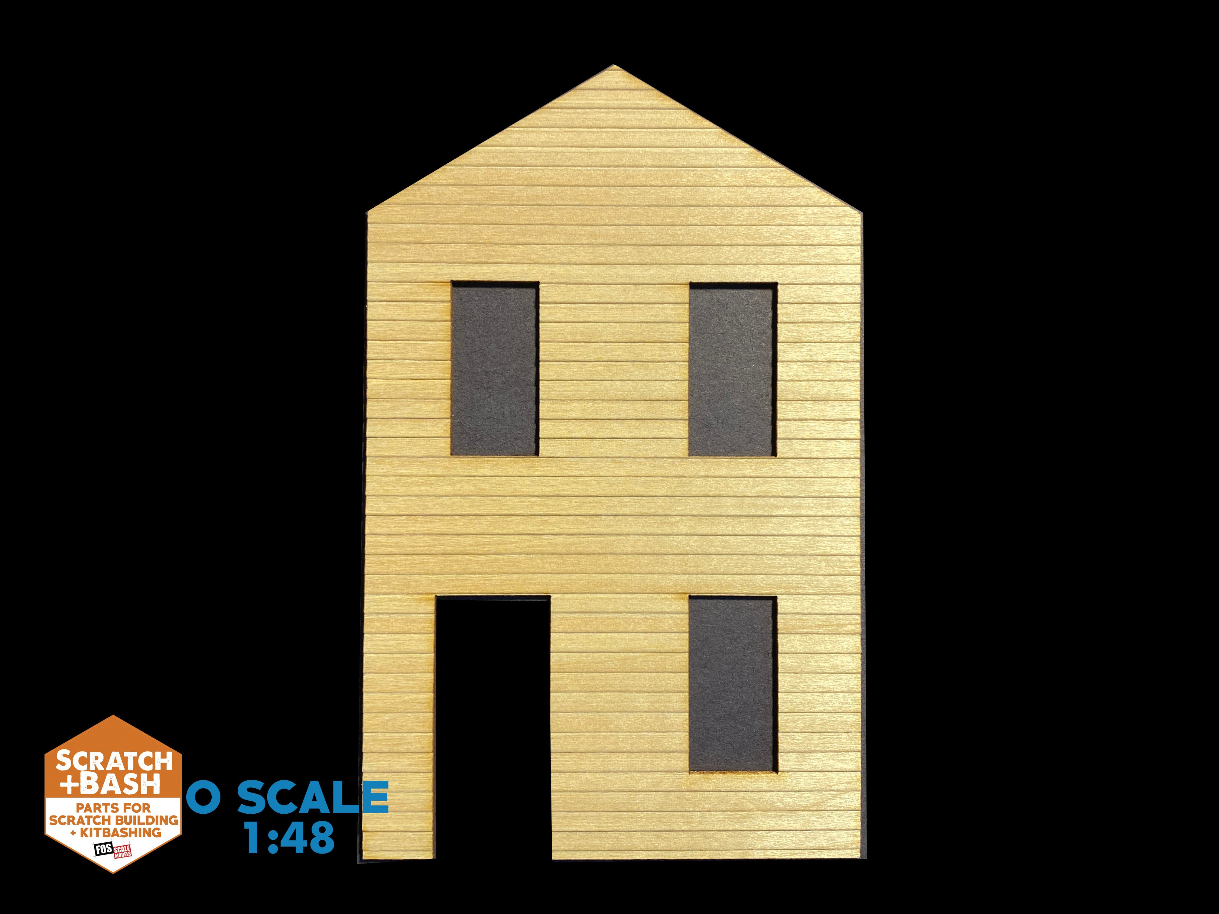CLAPBOARD WALL SECTION - O SCALE CX103