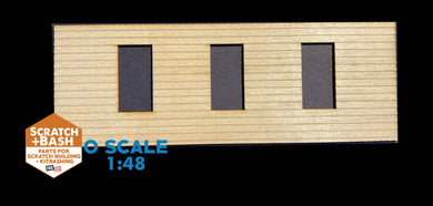 CLAPBOARD WALL SECTION - O SCALE CX108