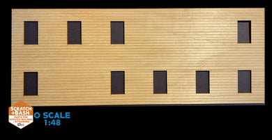 CLAPBOARD WALL SECTION - O SCALE DX103