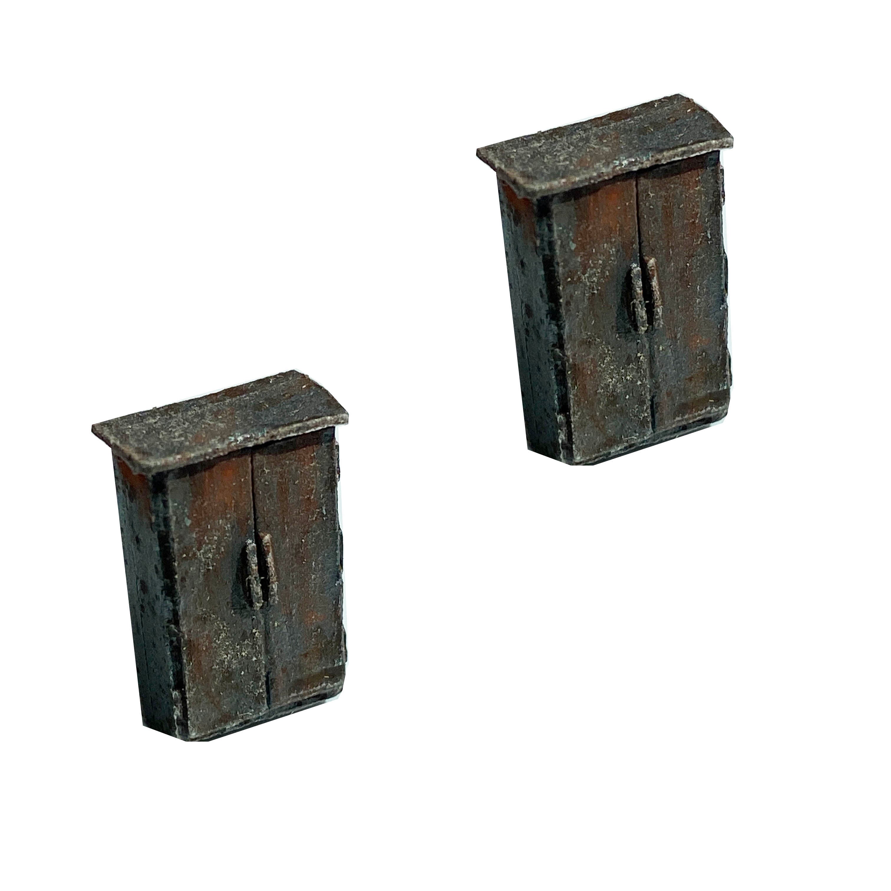 TALL CABINET (2) - Metal Detail Part HO Scale