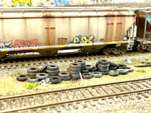 Load image into Gallery viewer, Long Tire Pile  - Resin Detail Part HO Scale