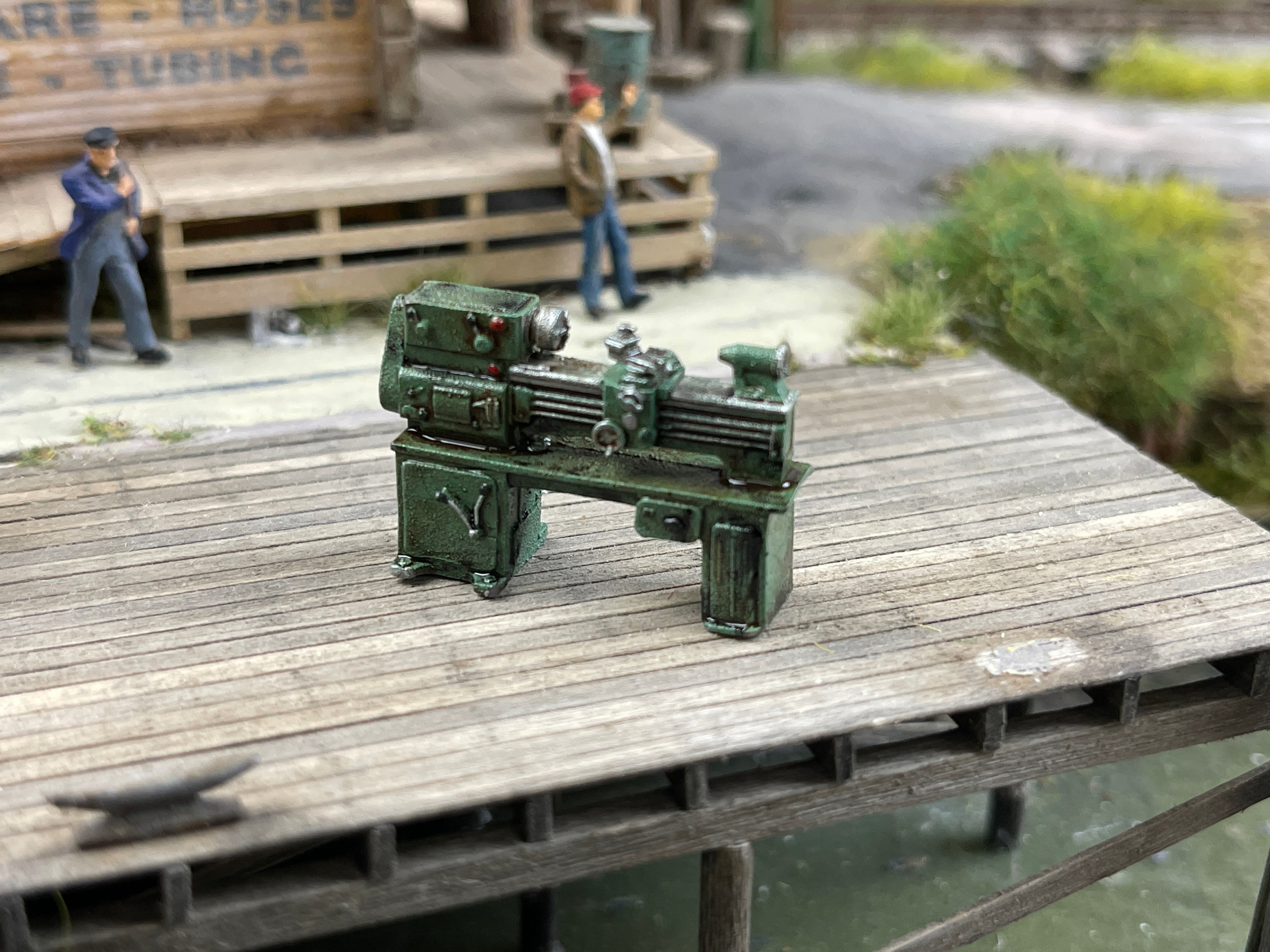 Large Metal Lathe - Resin Detail Part HO Scale