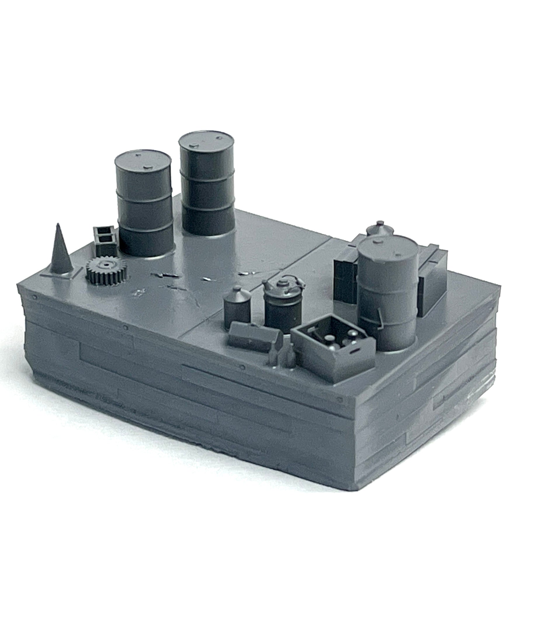 Detailed Concrete Loading Dock - Resin Detail Part HO Scale