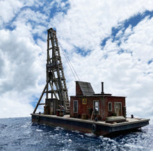 Load image into Gallery viewer, Floating Pile Driver -  HO Scale Kit