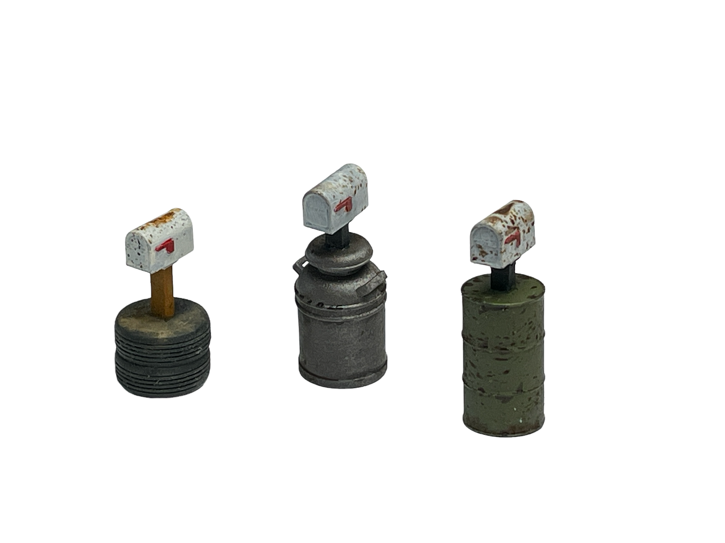 Country Mailboxes 3 Ways- Resin Detail Part O Scale