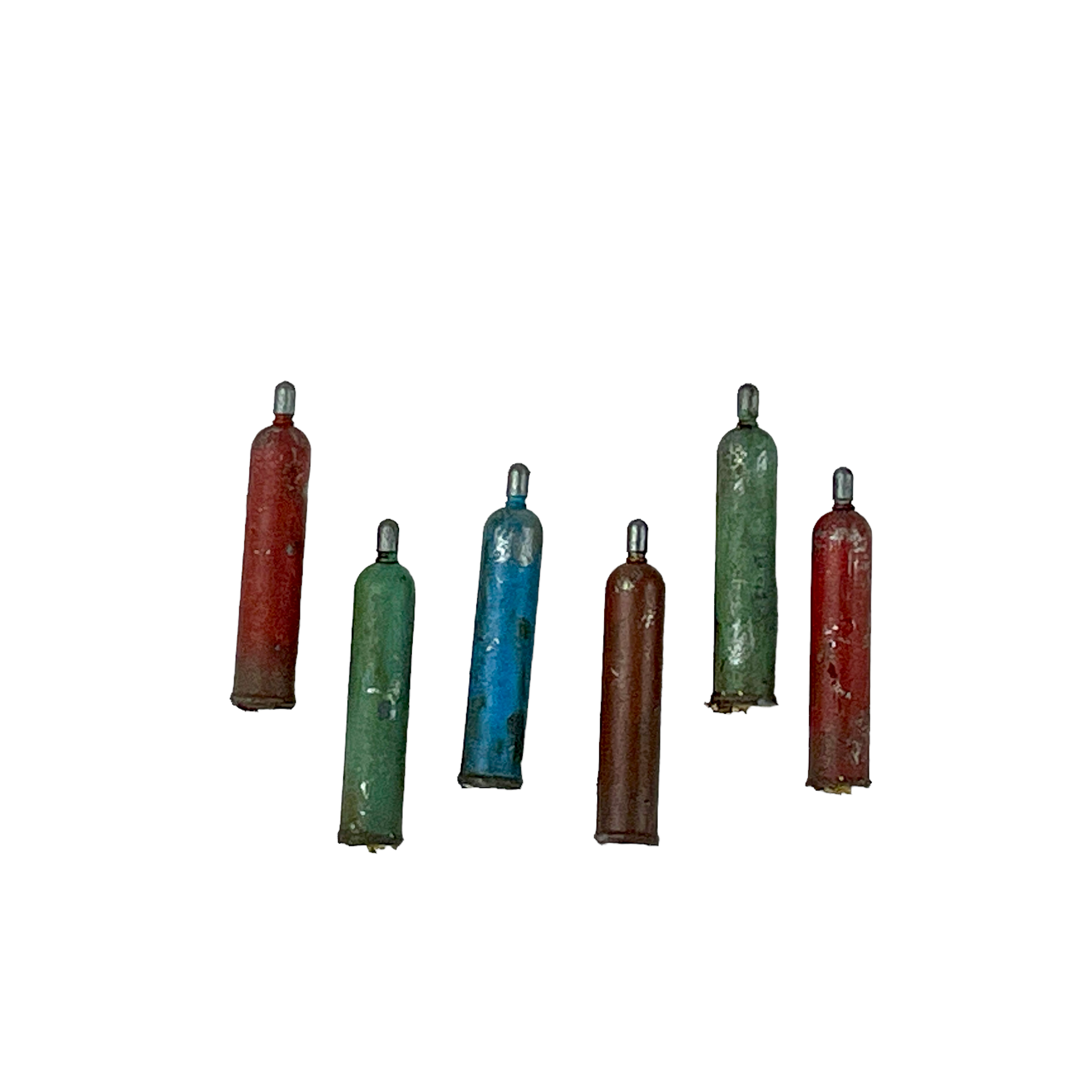 Welding Tanks (Set of 6)- Resin Detail Part O Scale