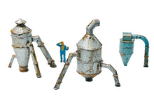 Load image into Gallery viewer, Roof Top Dust Collectors  - Resin Detail Part HO Scale