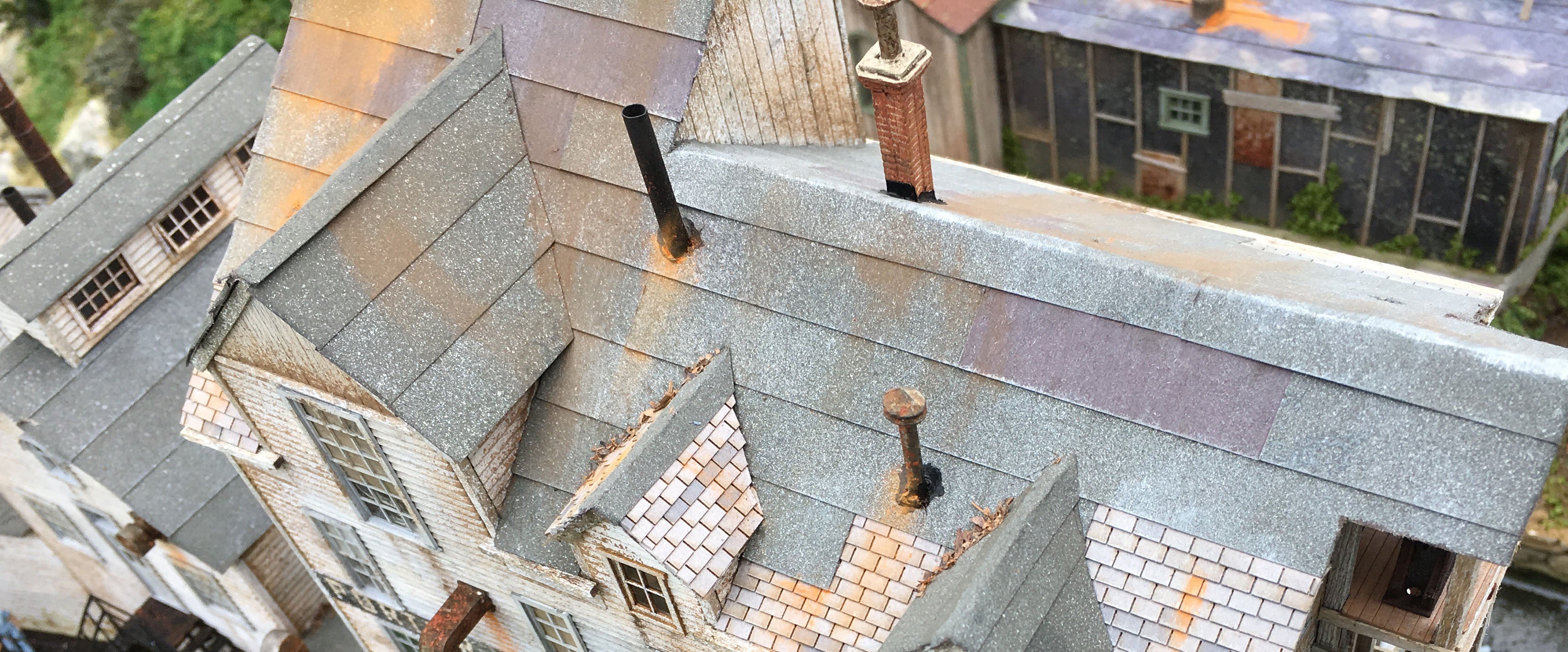 Laser Cut Rolled Roofing Paper - HO Scale (4) Sheets