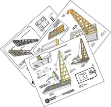 Load image into Gallery viewer, Floating Pile Driver -  HO Scale Kit