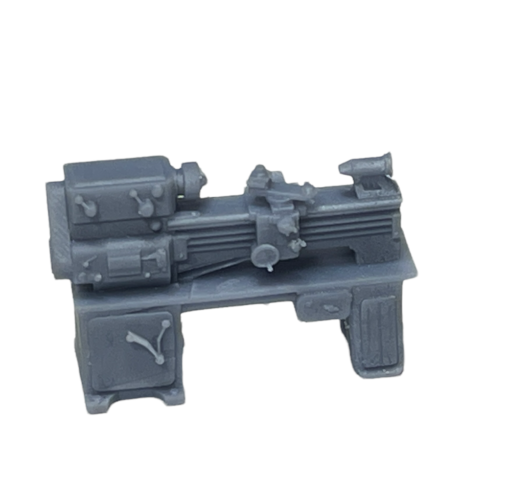 Large Metal Lathe - Resin Detail Part HO Scale
