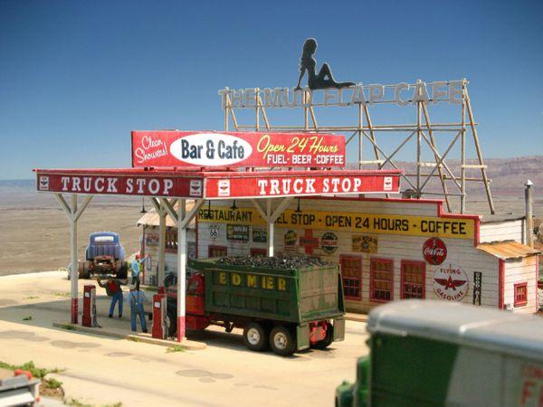 Mud Flap Cafe & Truckstop - HO Scale Kit