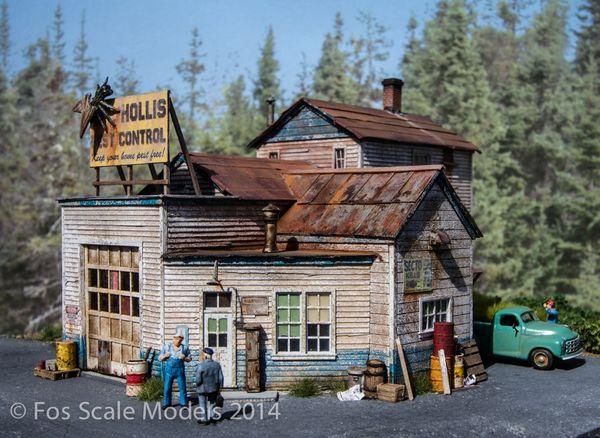 Hollis Pest Control - HO Scale Kit – Fos Scale Models