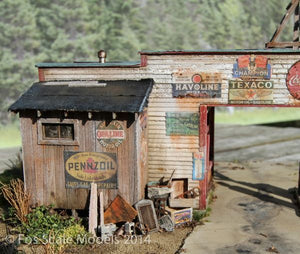 The Gas Station- O Scale Kit