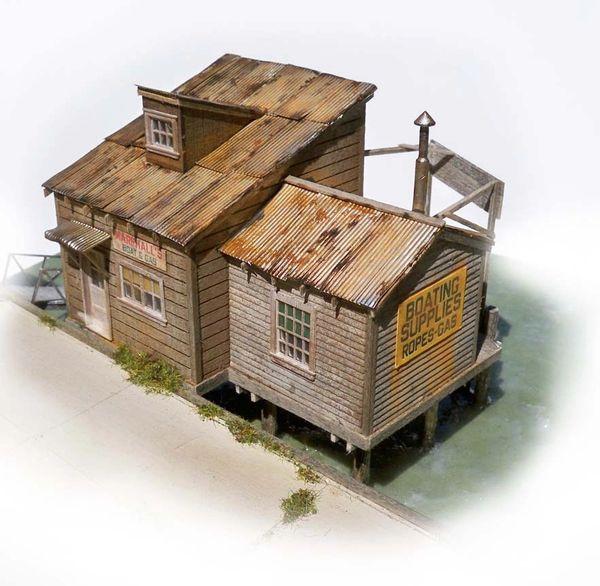 Marshall's Gas Dock - HO Scale Kit