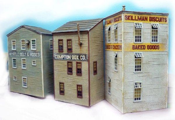 Triple Flats - HO Scale Background Kit