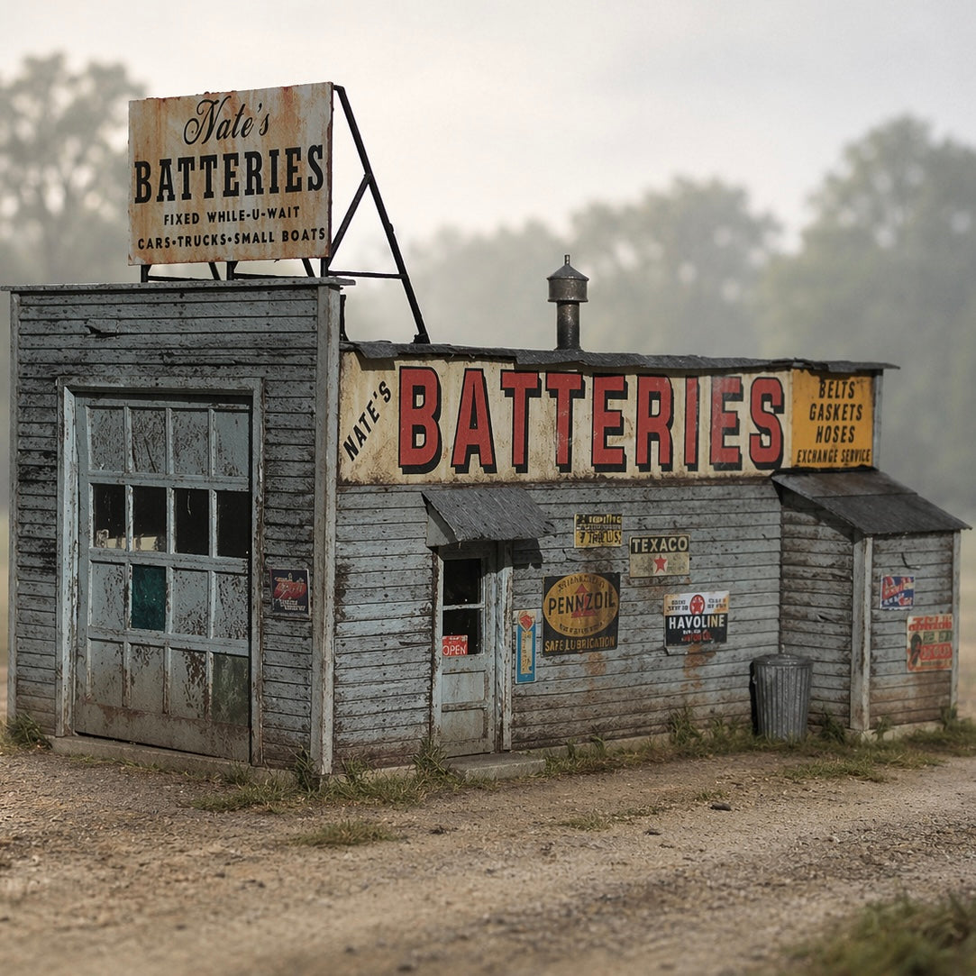 Nate's Batteries - HO Scale Kit