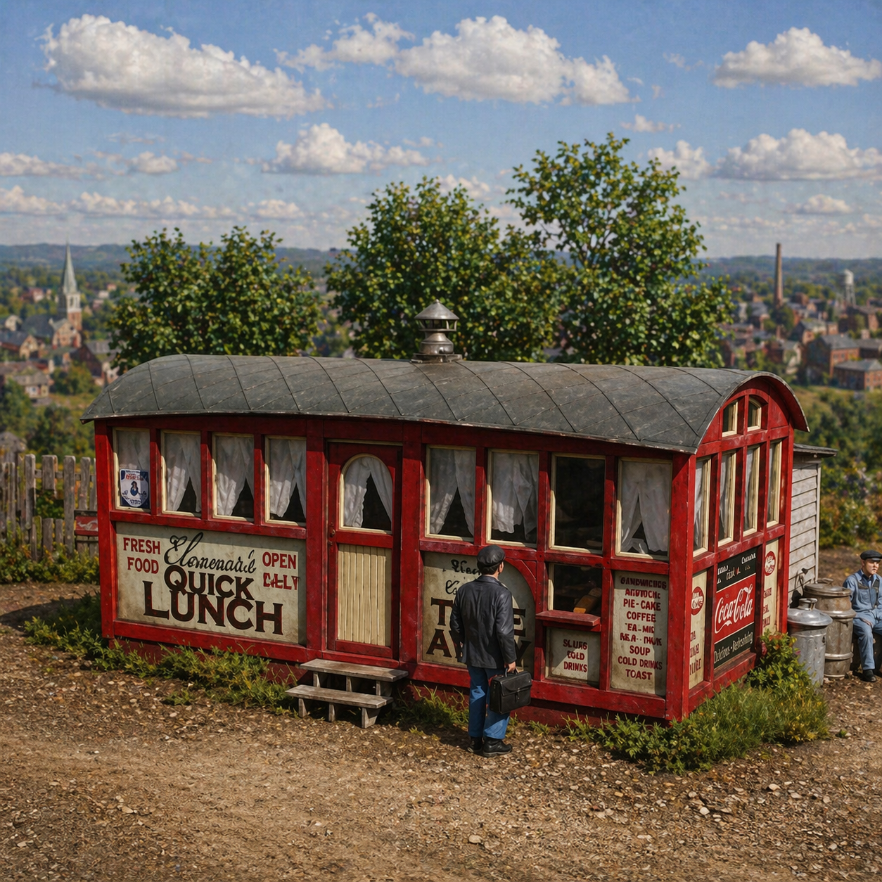 Eleanor's Quick Lunch Diner  - HO Scale  Kit